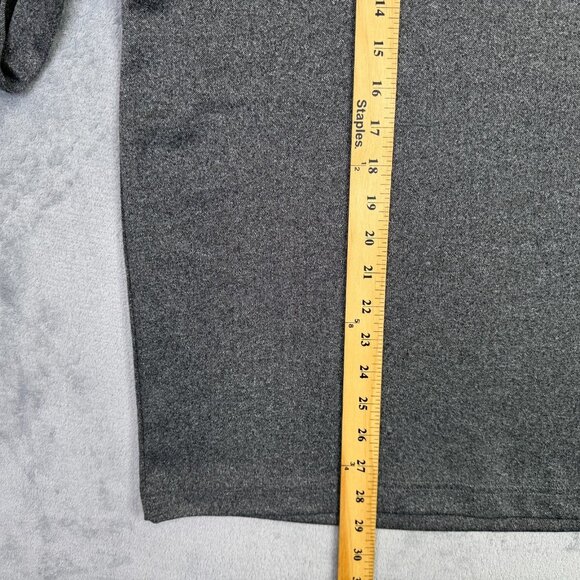 Bolle Golf 1/4 Zip Shirt Mens Large L Gray Thermal Long Sleeve Pullover Sweater - Picture 8 of 10